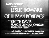 Of Human Bondage (1934)